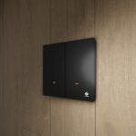 Two-Gang Light Switch - Pearlescent Black - Image 6
