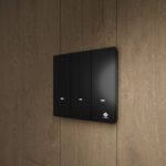 3Gang Light Switch - Pearlescent Black - Image 5