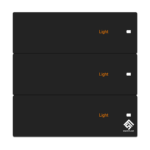 3 Gang WIFI Smart Switch Pearlescent Black - Image 2