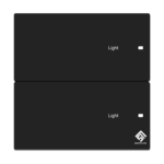 2 Gang WIFI Smart Switch Pearlescent Black