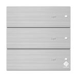 3Gang WIFI Switch - Metallic Silver