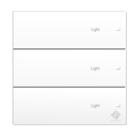 3Gang Smart Light Switch Pearlescent White