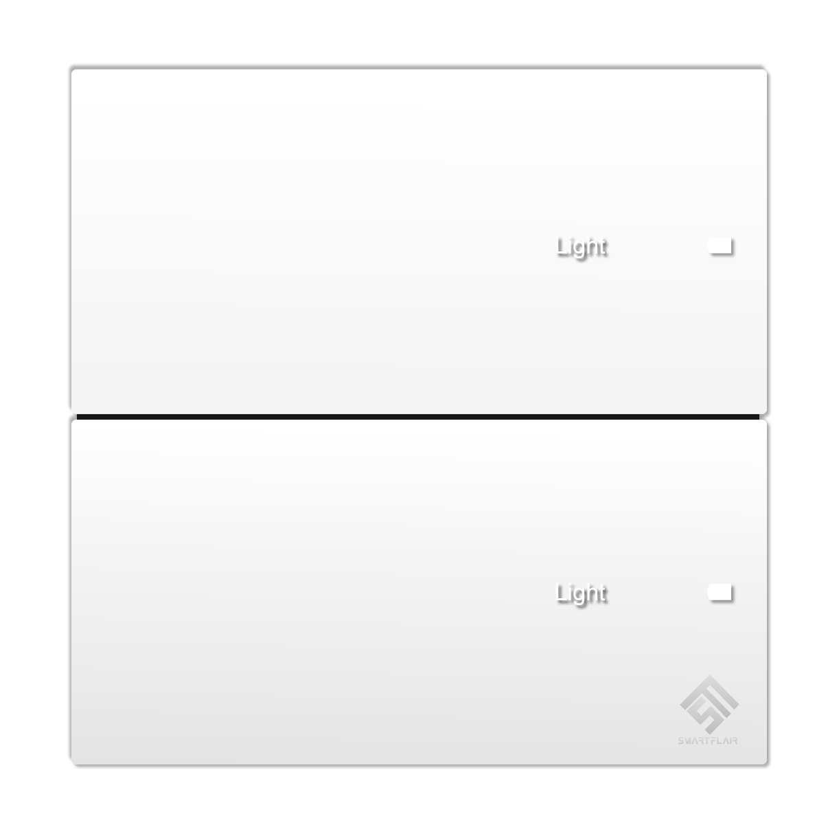 2Gang Smart Light Switch Pearlescent White 2Gang Smart Light Switch Pearlescent White