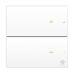 2Gang Smart Light Switch Pearlescent White - Image 2