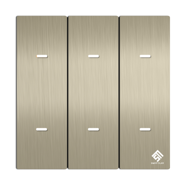 6Gang WIFI Switch - Champagne Gold