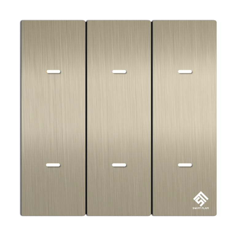 6Gang WIFI Switch - Champagne Gold