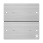 Four-Gang Touch Switch - Metallic Silver