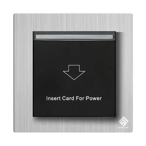 Room keycard light switch