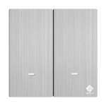 2Gang Smart Switch - Metallic Silver