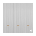 3Gang Smart Switch - Metallic Silver - Image 2