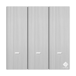 3Gang Smart Switch - Metallic Silver