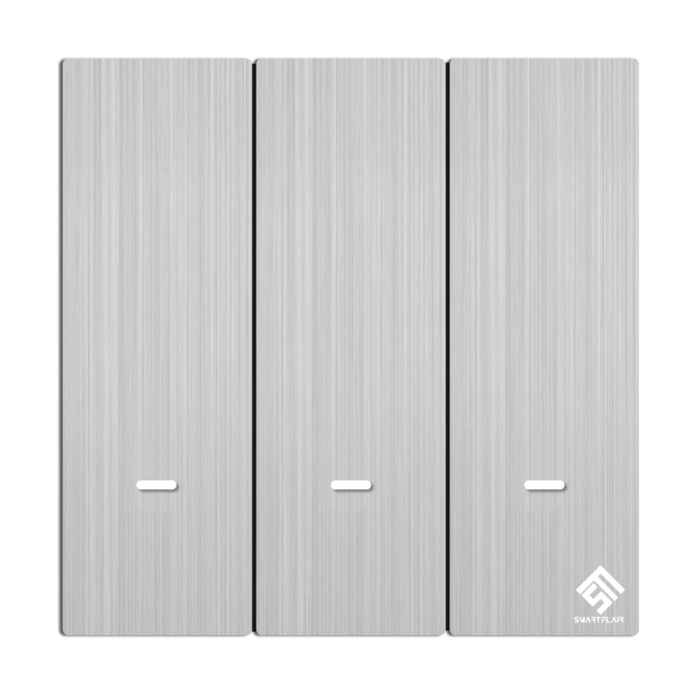 3Gang Smart Switch - Metallic Silver