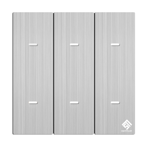 6Gang Smart Switch - Metallic Silver