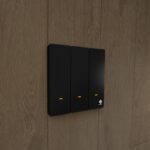 3Gang Light Switch - Pearlescent Black - Image 2