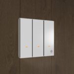 3Gang Touch Switch - Pearlescent White - Image 2