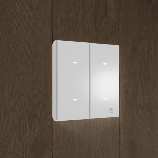 4Gang Light Switch - Pearlescent White