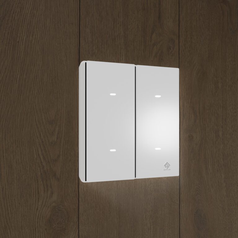 4Gang Light Switch - Pearlescent White