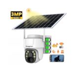 3MP Outdoor Solar Powered Wireless Security PTZ Camera