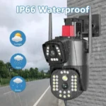 4MP V380 Dual Lens WIFI CCTV Camera - Image 3