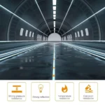 Milisten 4Pcs Yellow Road Reflectors Plastic Ramp - Image 3