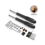 AC 220V Electric Automatic Door Opener System Double Arm Operator kit - Image 2