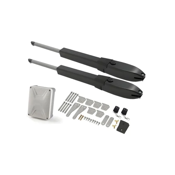 AC 220V Electric Automatic Door Opener System Double Arm Operator kit