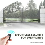 AC 220V Electric Automatic Door Opener System Double Arm Operator kit - Image 3