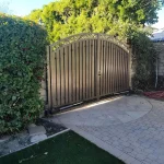 AC 220V Electric Automatic Door Opener System Double Arm Operator kit