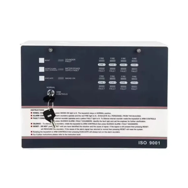 110V Fire Alarm Control Panel 1/2/4 Zones Fire Detection System