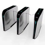 ESD Pedestrian Flap Barrier 900/600mm Turnstile Gate