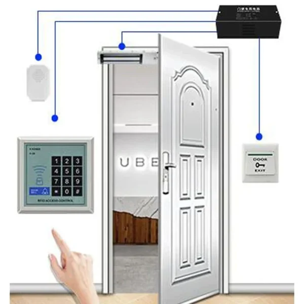125KHZ RFID Keypad Door Lock Kit ID Card Control System