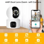 SriHD 6MP Dual Lens Smart Indoor CCTV Camera - Image 2