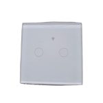Smart Wi-Fi Touch Switch Featuring Two Touch Buttons