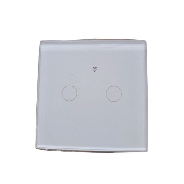 Smart Wi-Fi Touch Switch Featuring Two Touch Buttons