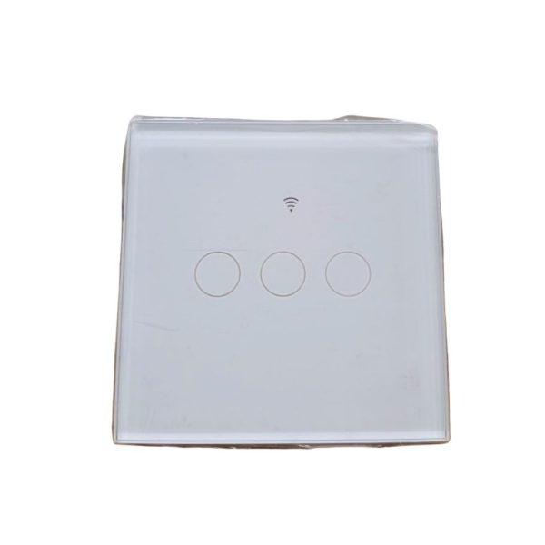 Smart Wi-Fi Touch Switch With Three Touch Buttons