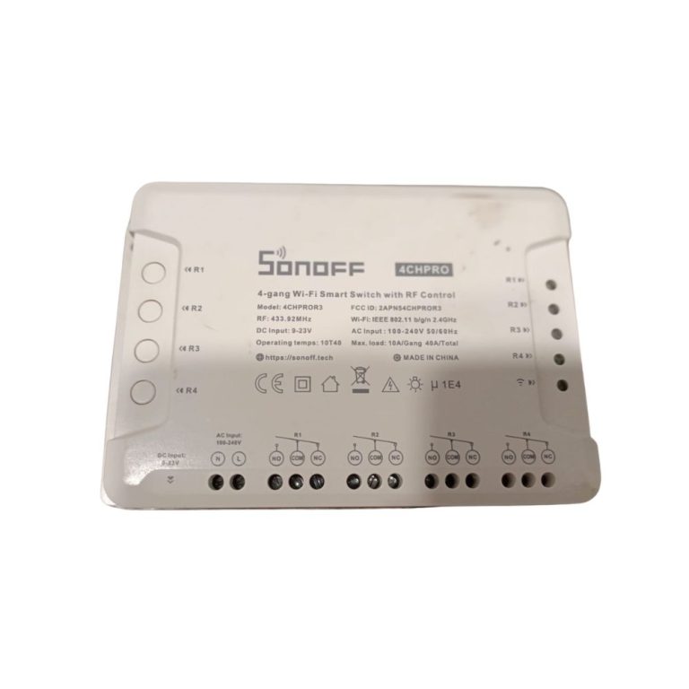 Sonoff 4CH PRO R3 - 4-Gang Wi-Fi Smart Switch with RF and App Control