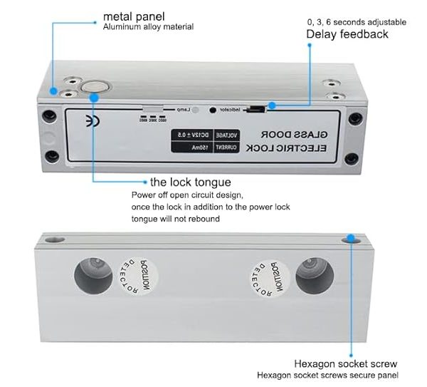 frameless Glass door Magnetic door