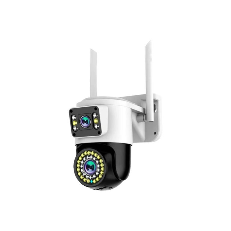 Smart Dual-Lens PTZ Outdoor Security Camera