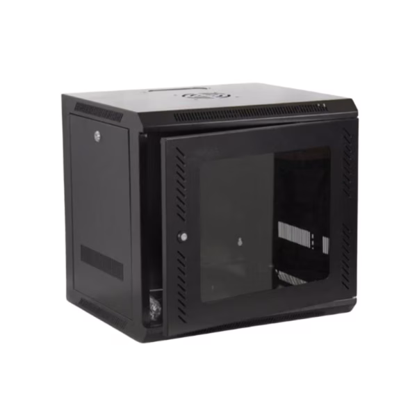 POSPRO 9U Network Rack 1 Sliding Tray Black