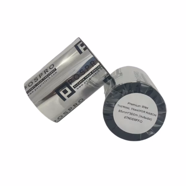 Pospro Premium Wax Ribbon (85mm x 300meter)