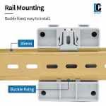 Tuya WiFi 8-in-1 Smart Power Meter | 63A Voltage Protector with App Control