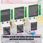 Tuya WiFi Smart Electricity Meter 100A – Digital Din Rail Power Monitor