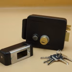 Electric Rim Lock for Main Door – SPW Security Lock
