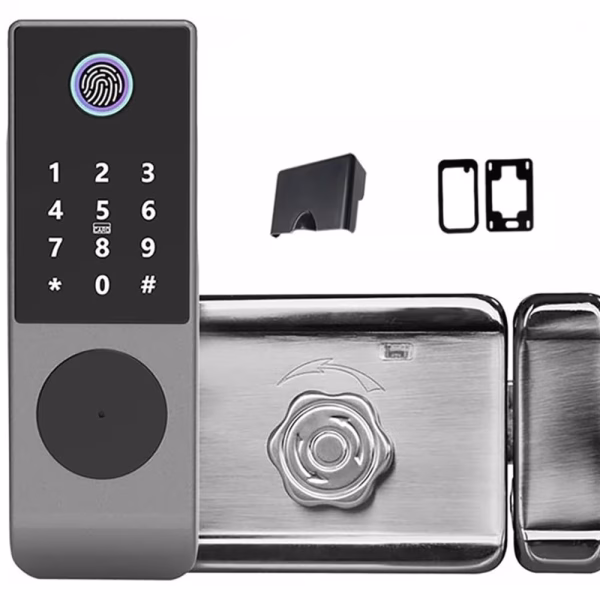 Smart Fingerprint Keypad Door Lock – 4-in-1 Digital Access