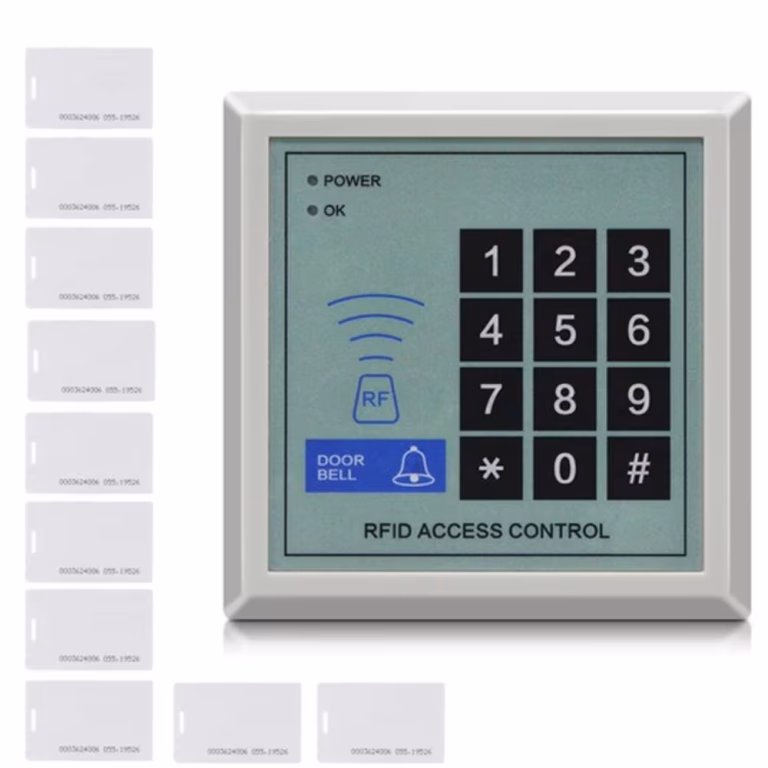 Smart RFID Keypad Door Access with Bell Button