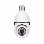 Tuya Smart Bulb Camera – WiFi, Night Vision, Motion Detection, 2-Way Audio