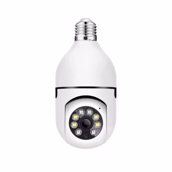 Tuya Smart Bulb Camera – WiFi, Night Vision, Motion Detection, 2-Way Audio