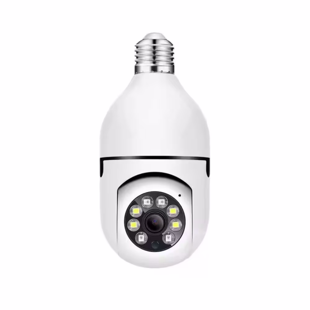 Tuya Smart Bulb Camera – WiFi, Night Vision, Motion Detection, 2-Way Audio (2) Tuya Smart Bulb Camera – WiFi, Night Vision, Motion Detection, 2-Way Audio