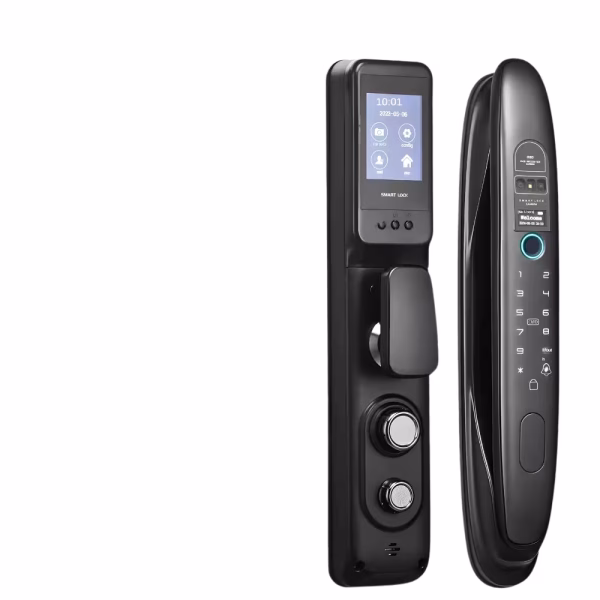Smart Biometric Fingerprint Digital Door Lock with Camera & Touch Keypad