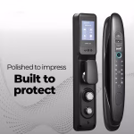 Smart Biometric Fingerprint Digital Door Lock with Camera & Touch Keypad